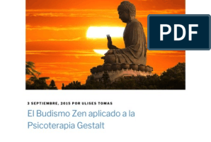 El Budismo Zen aplicado a la Psicoterapia Gestalt