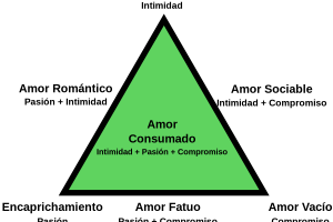 La teoría triangular del amor de Sternberg