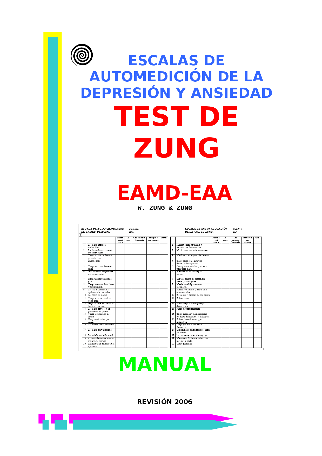 ᐈ Test De Ansiedad De Zung - Psicorevista